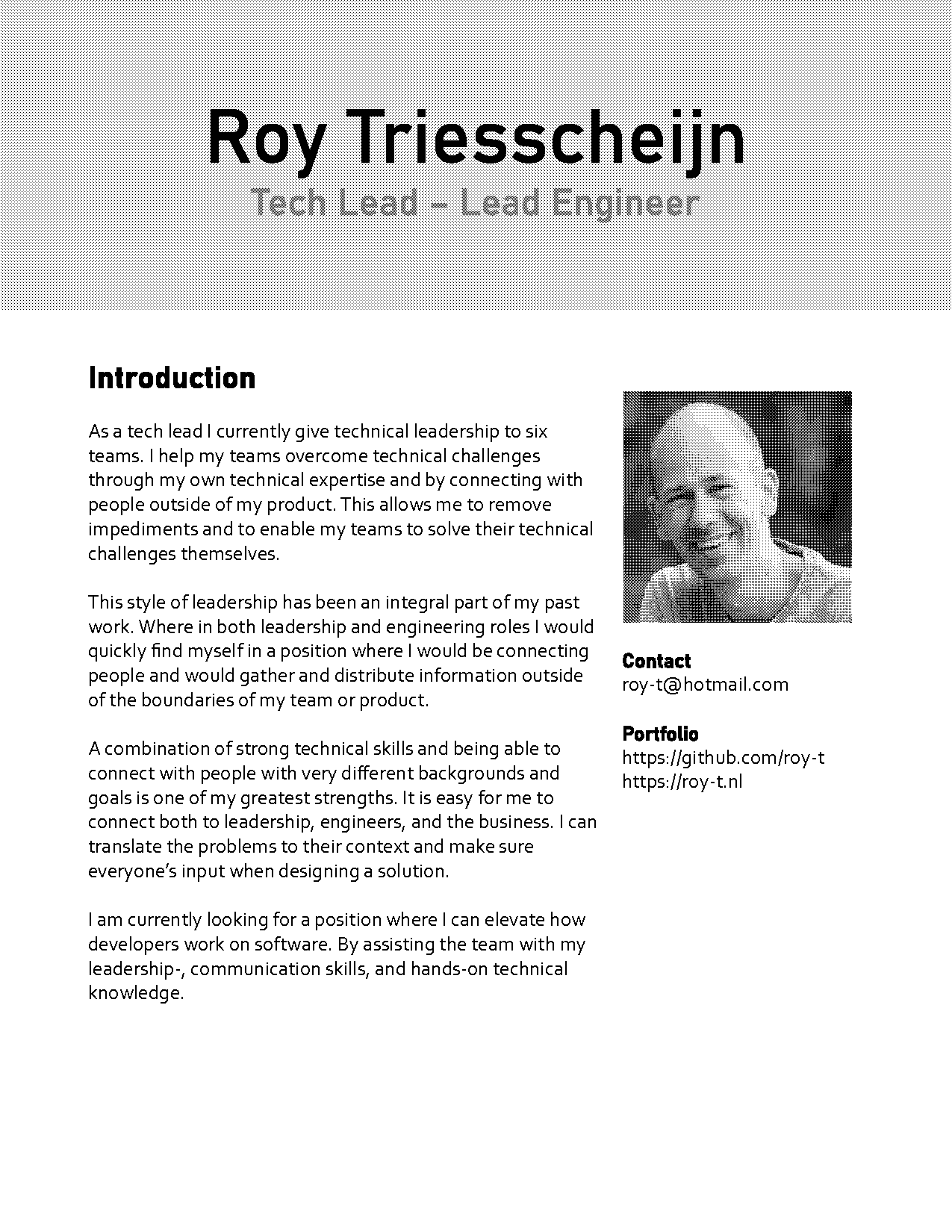 senior game developer resume