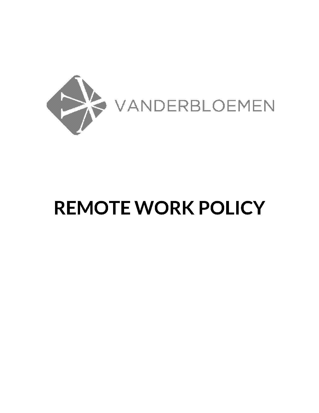 remote worker policy template