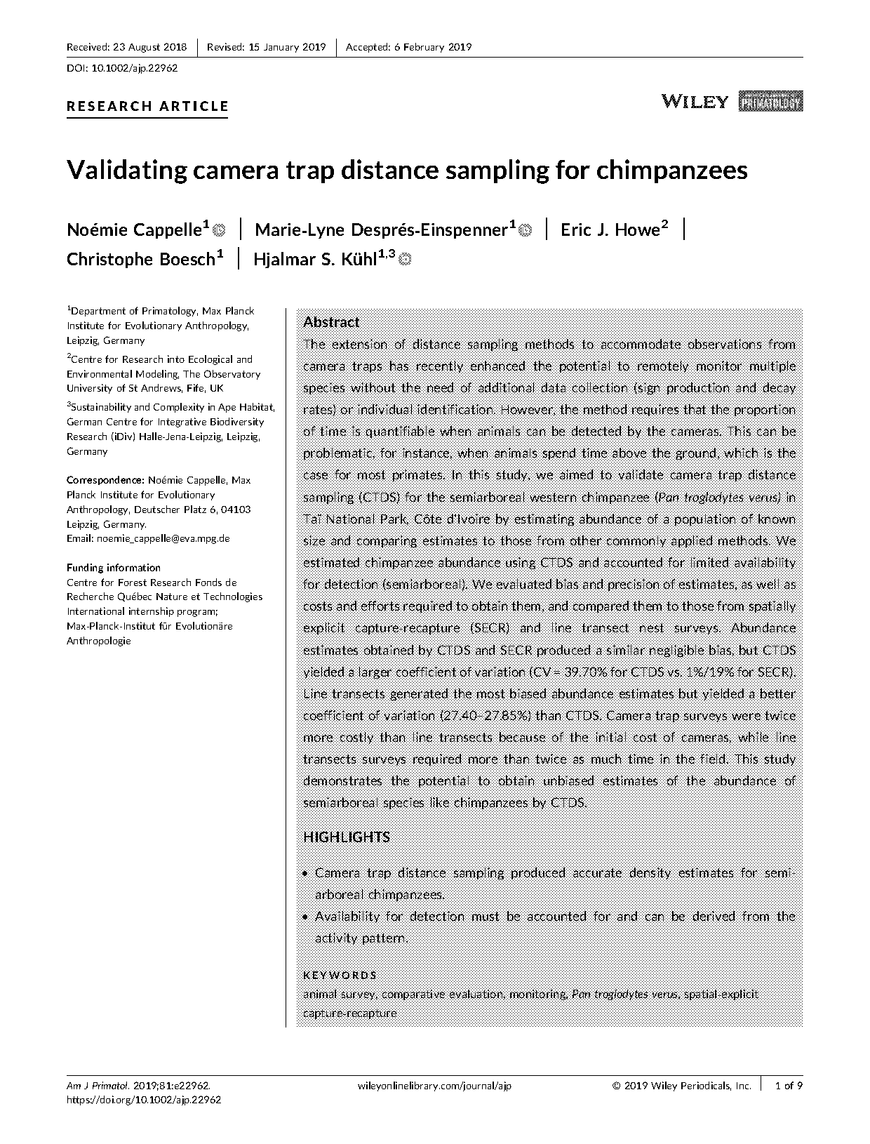 distance sampling methods and applications methods in statistical ecology