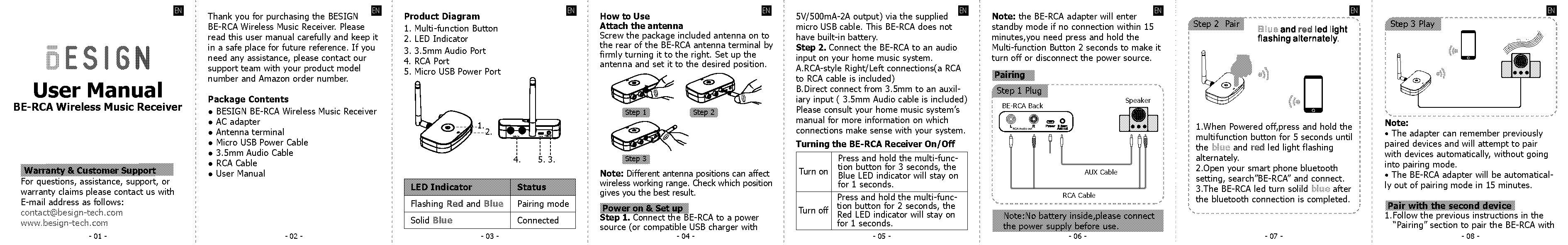 connect iphone to receiver bluetooth