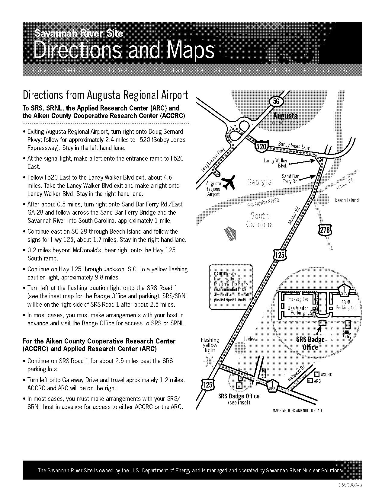 augusta regional airport directions