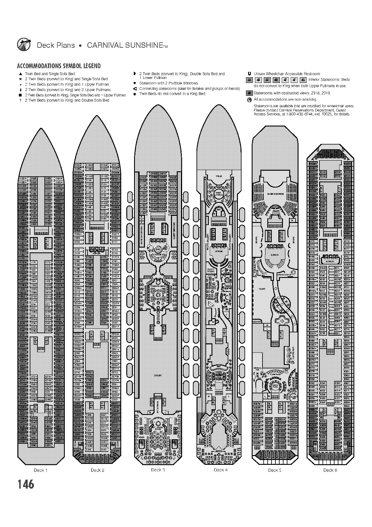 carnival sunshine pdf deck plan