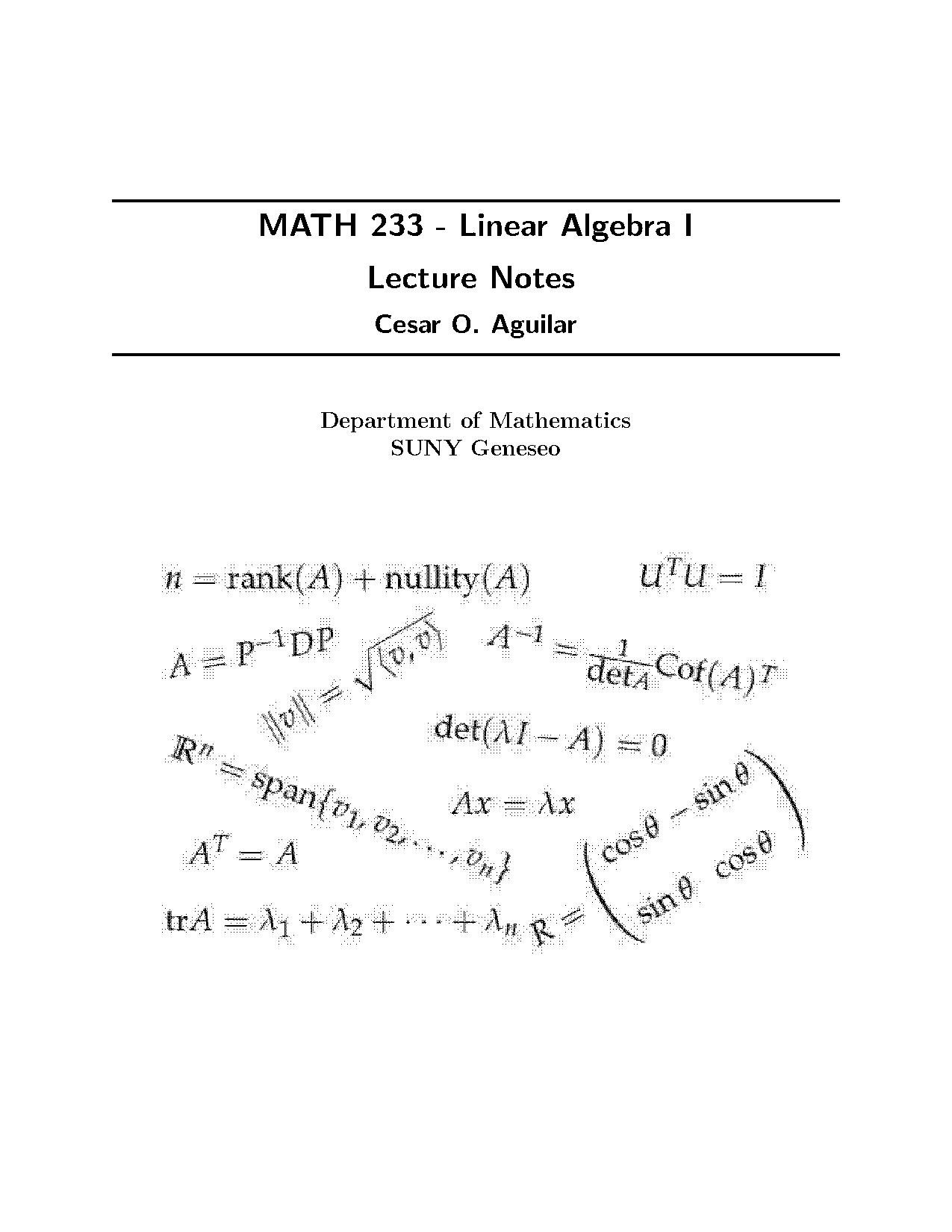 definition in algebra for standard form of a linear equation