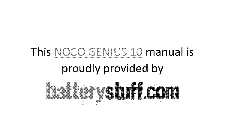 noco genius user guide