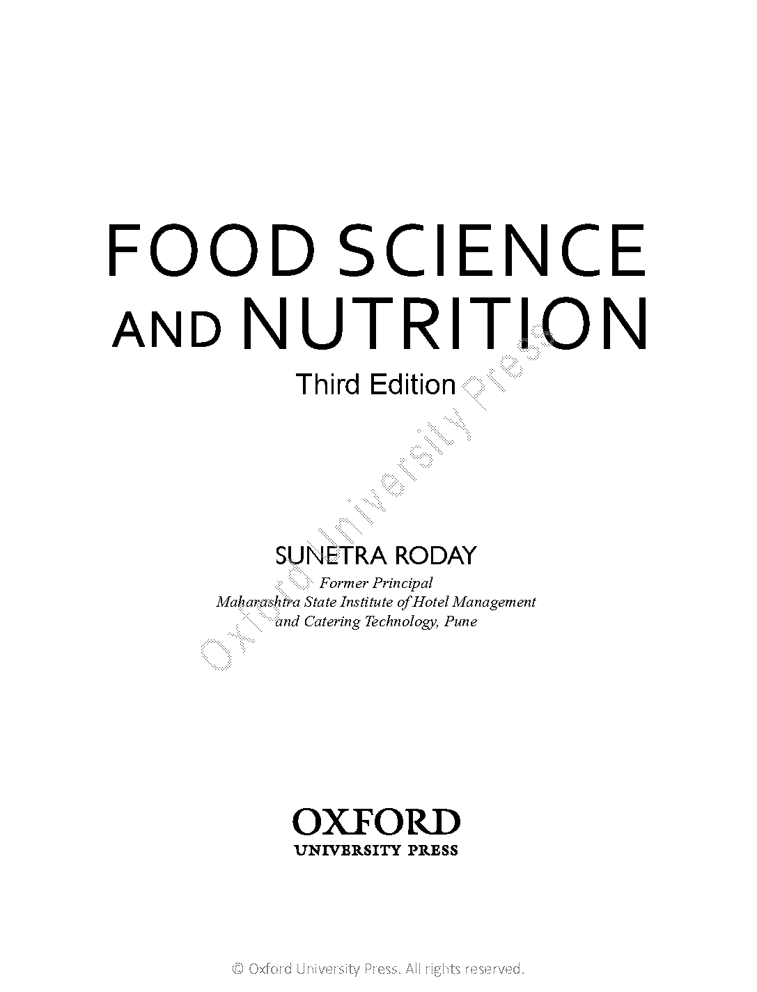 food science and nutrition book pdf