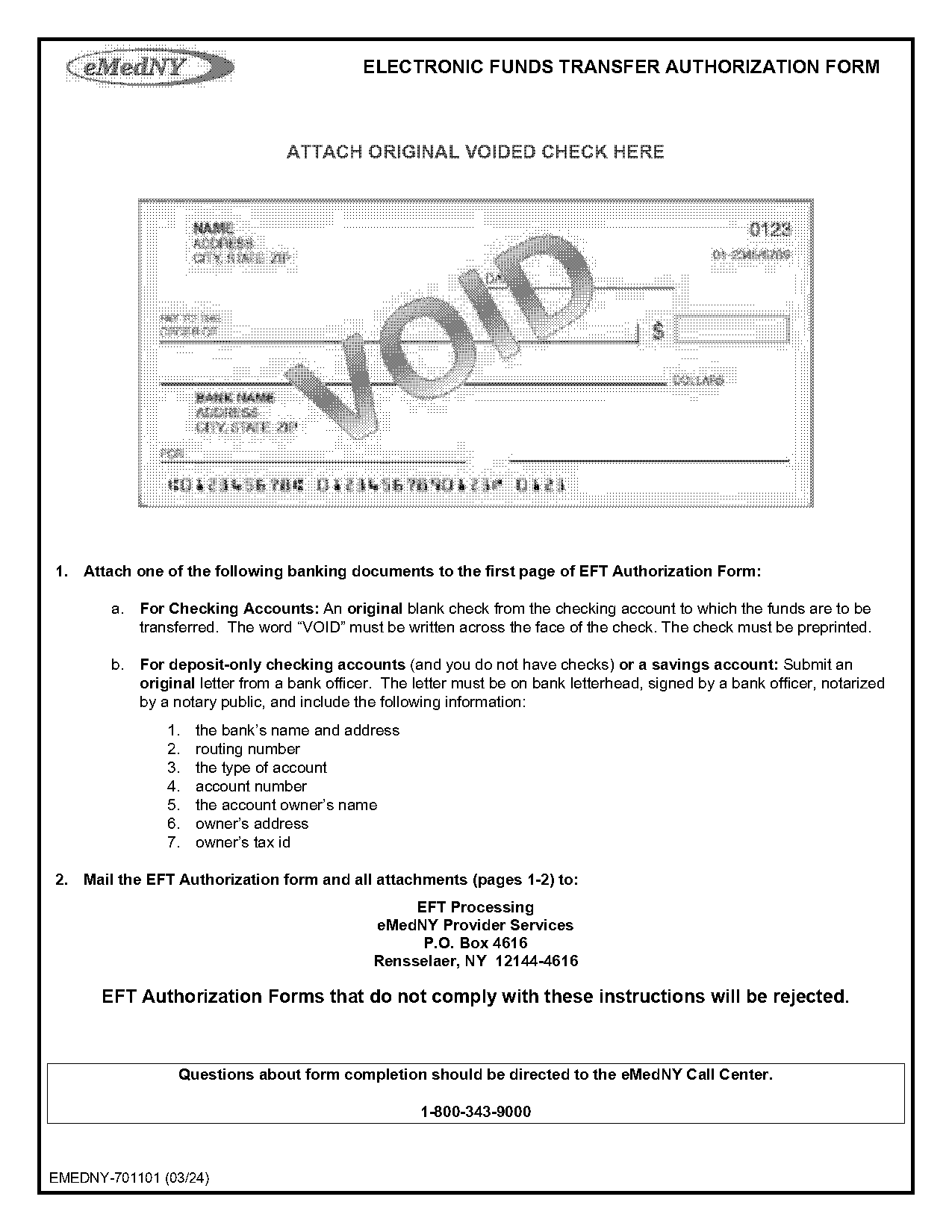 letter or authorization form for phone transfer