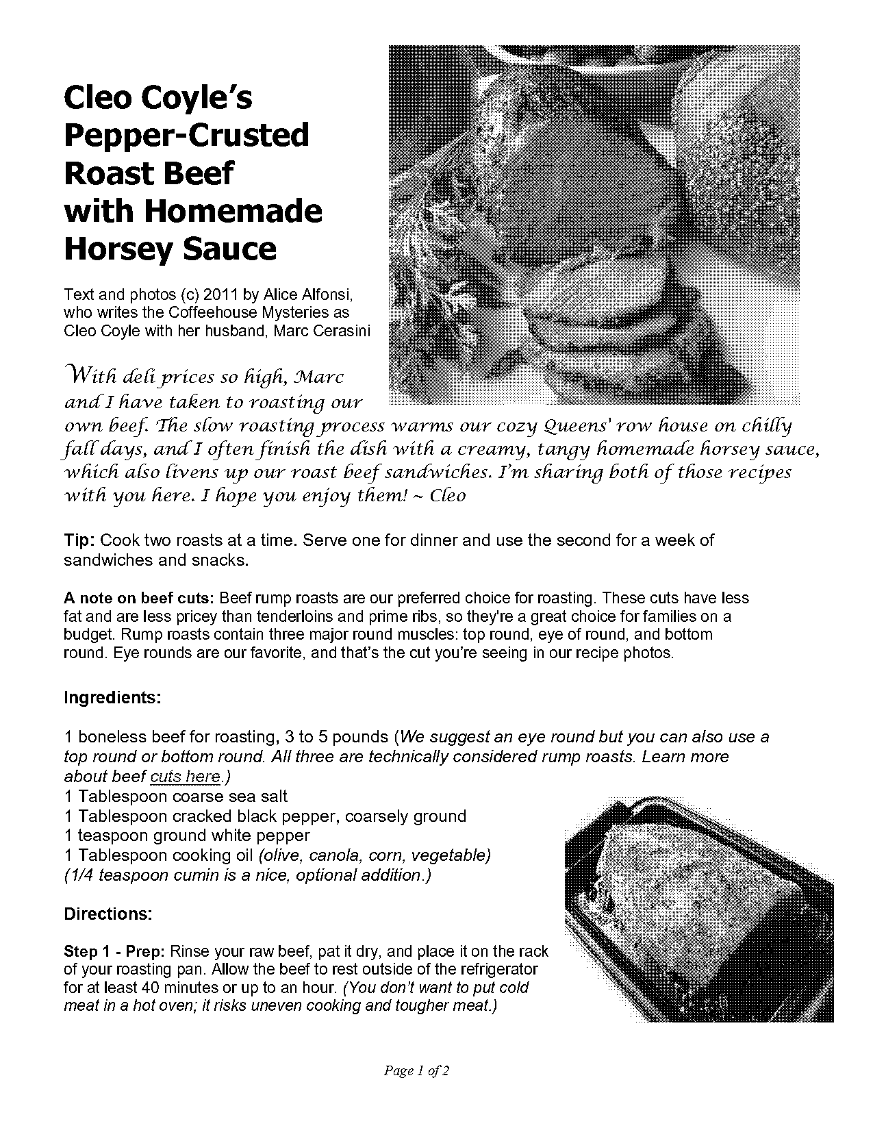 round tip roast cooking instructions