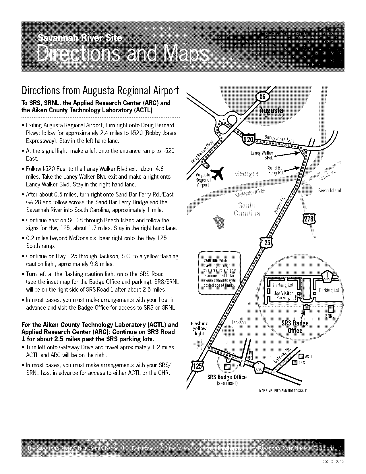 augusta regional airport directions