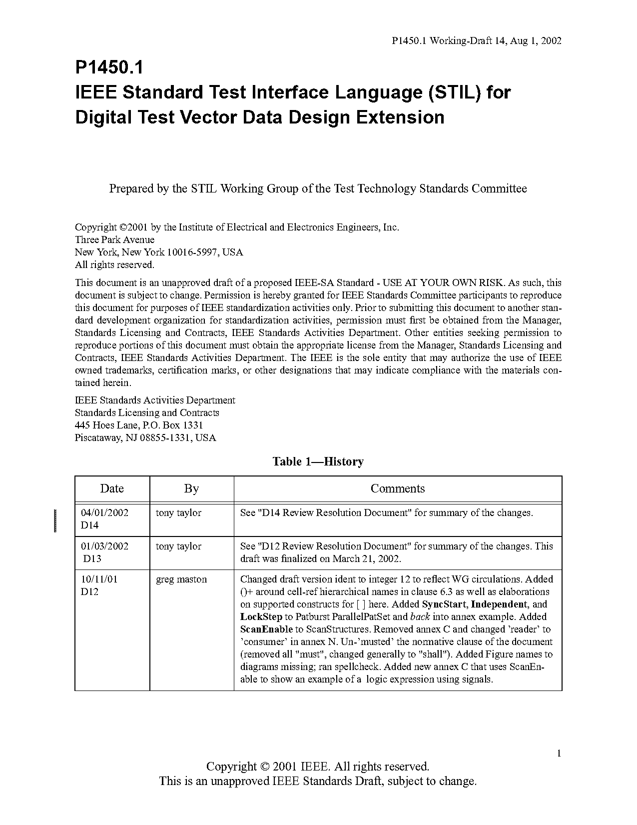 ieee hardware design document template