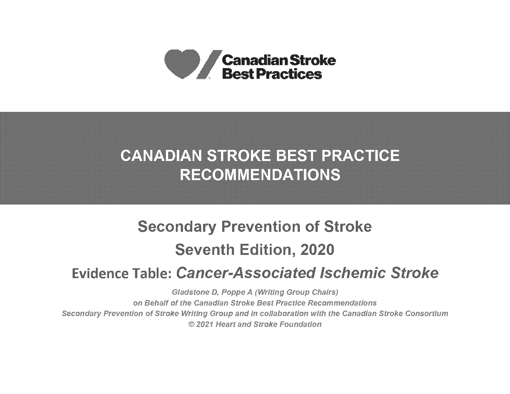 canadian stroke best practice recommendations secondary prevention of stroke
