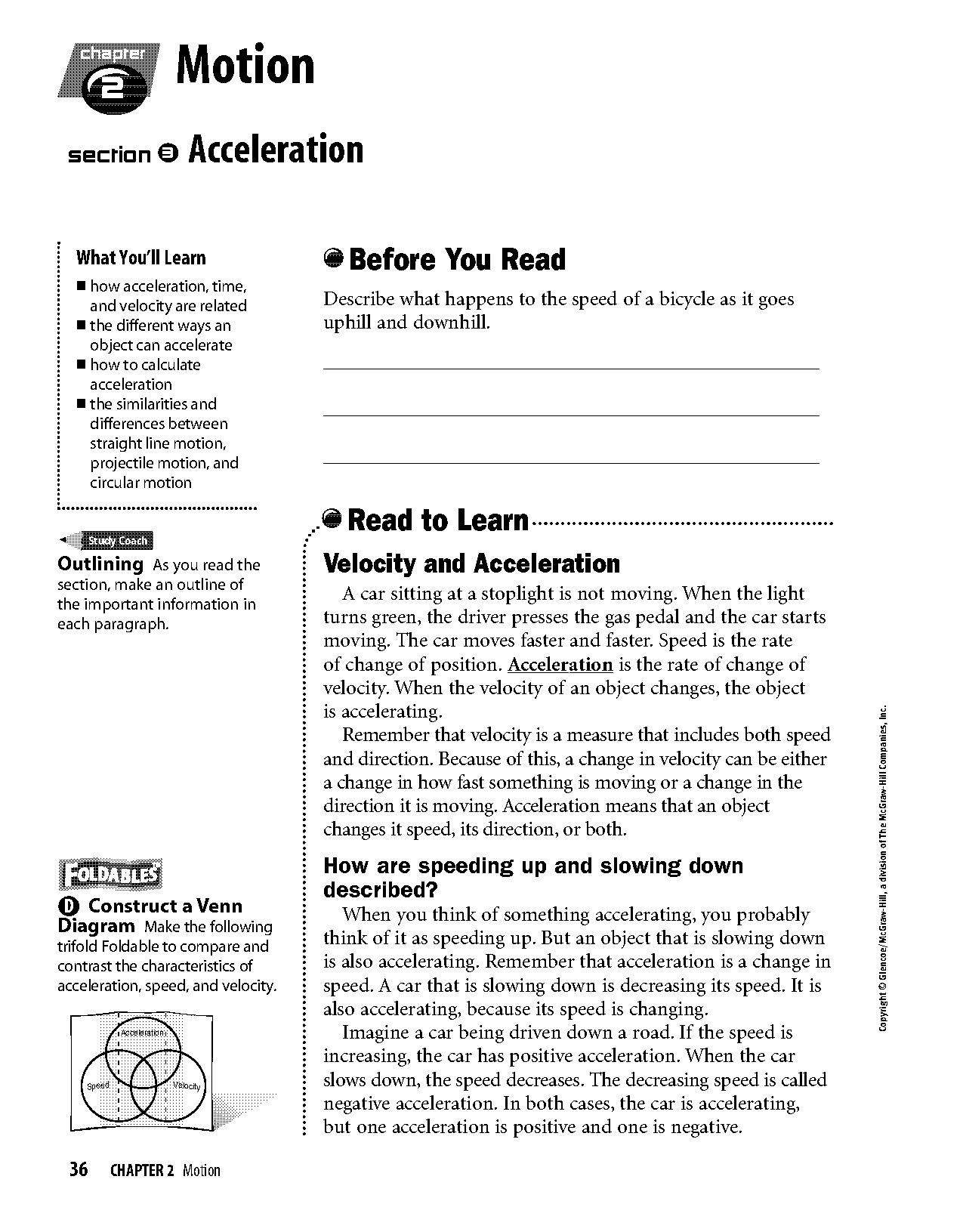 does ur acceleration change if u change directions