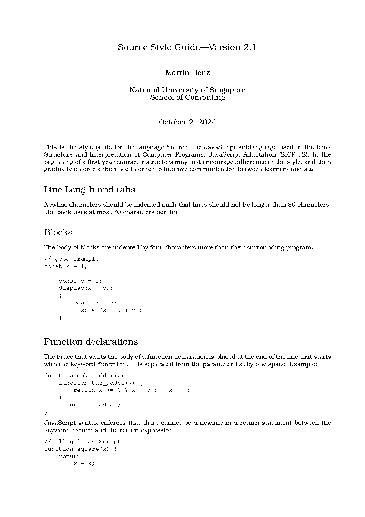 do javascript single line if statements have to use braces