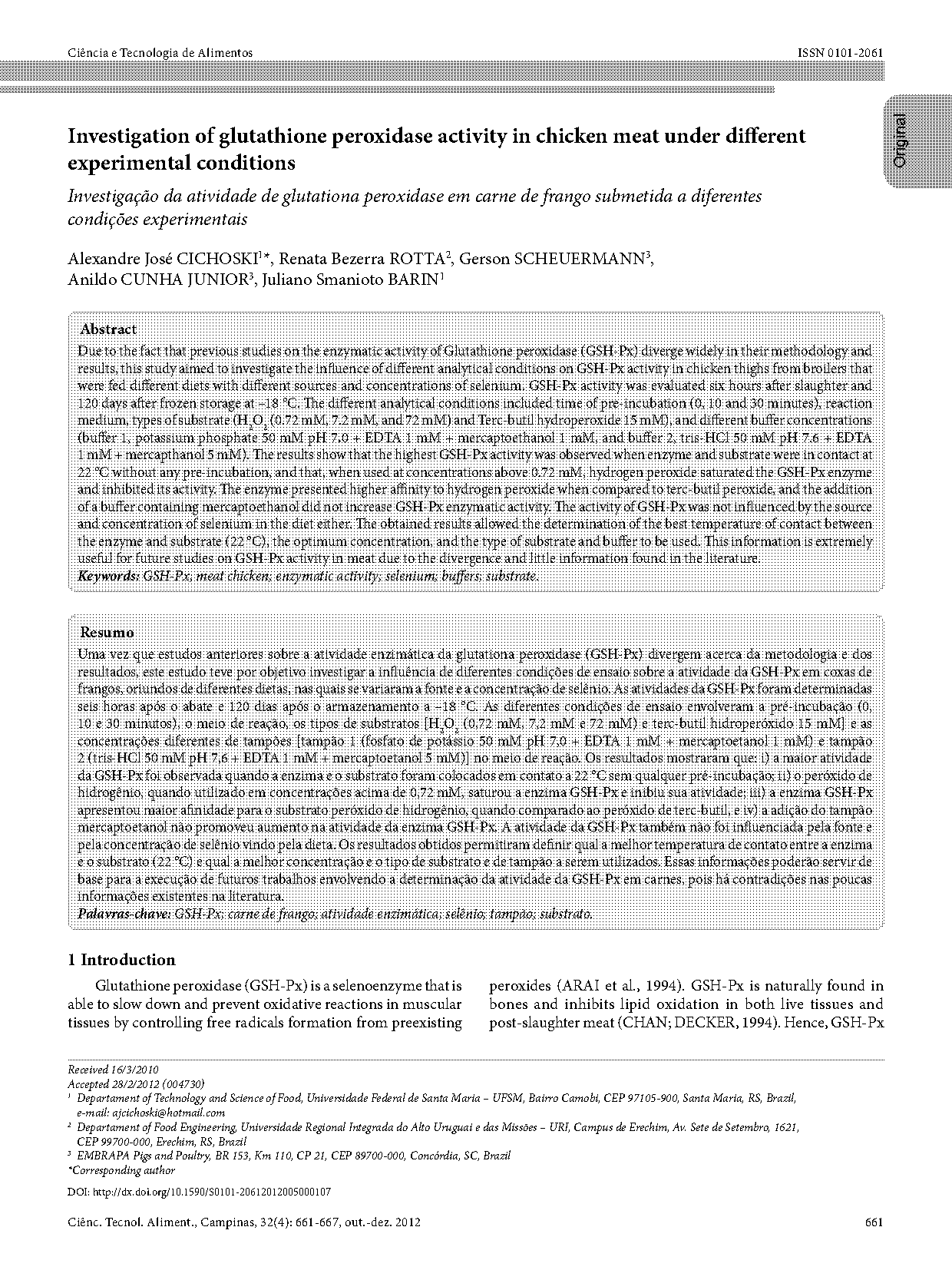 glutathione peroxidase activity assay protocol