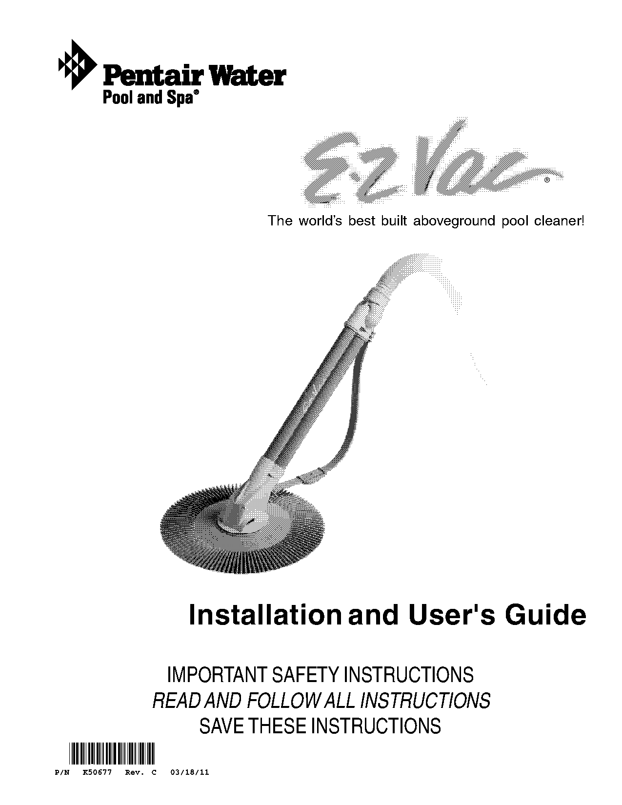 kreepy krauly pro manual