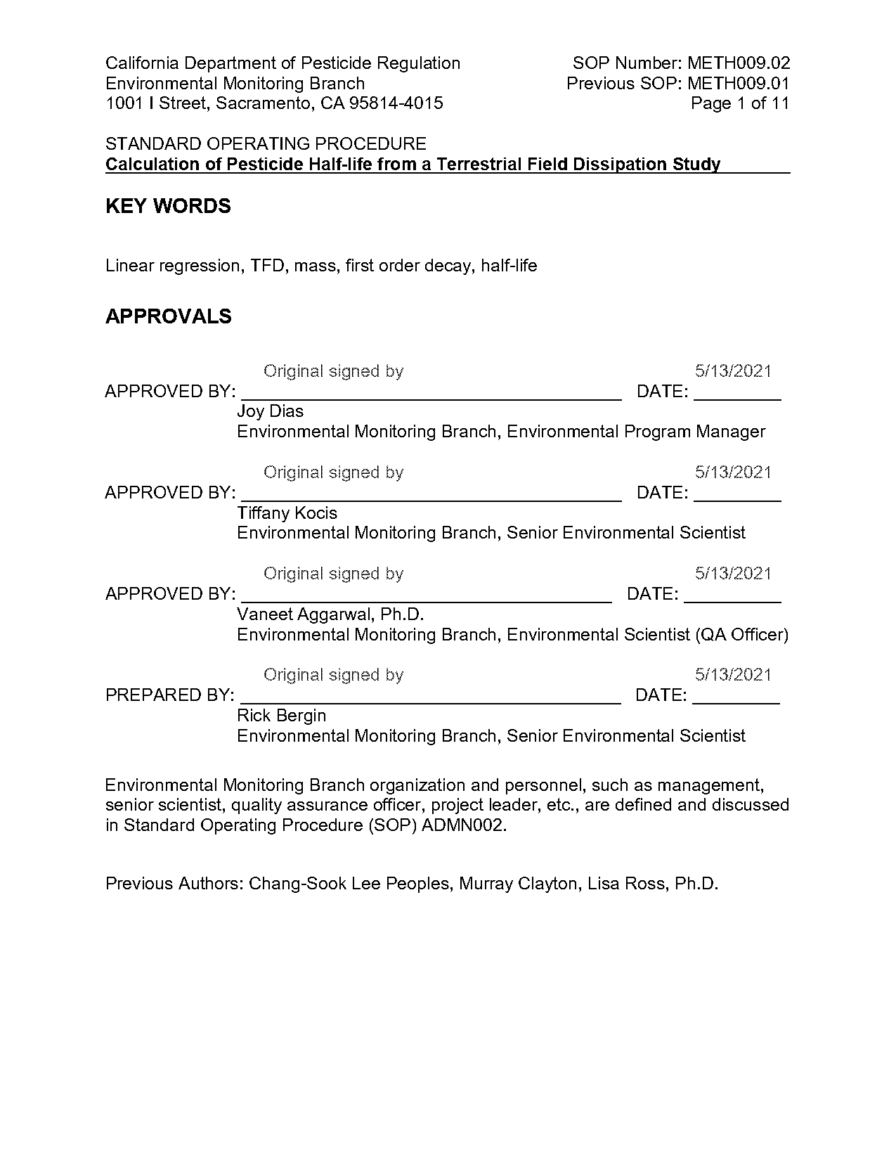 half life calculation example