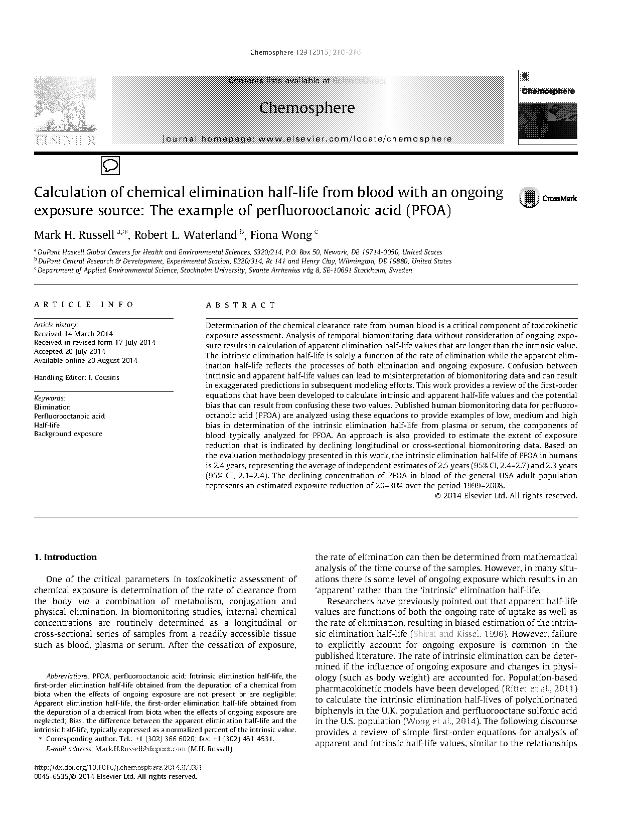 half life calculation example