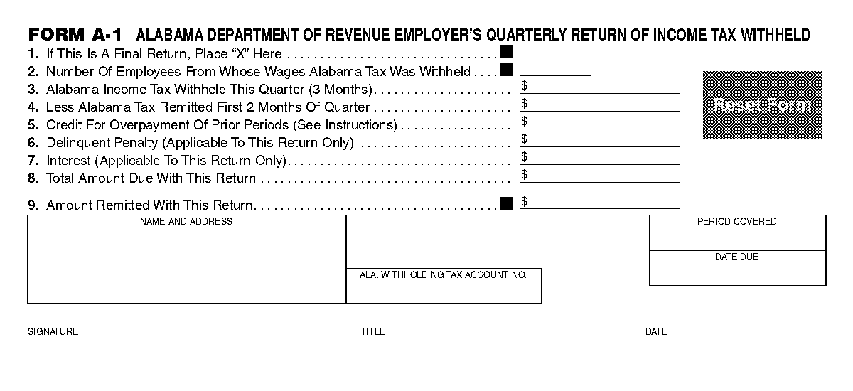 alabama department of revenue withholding tax form