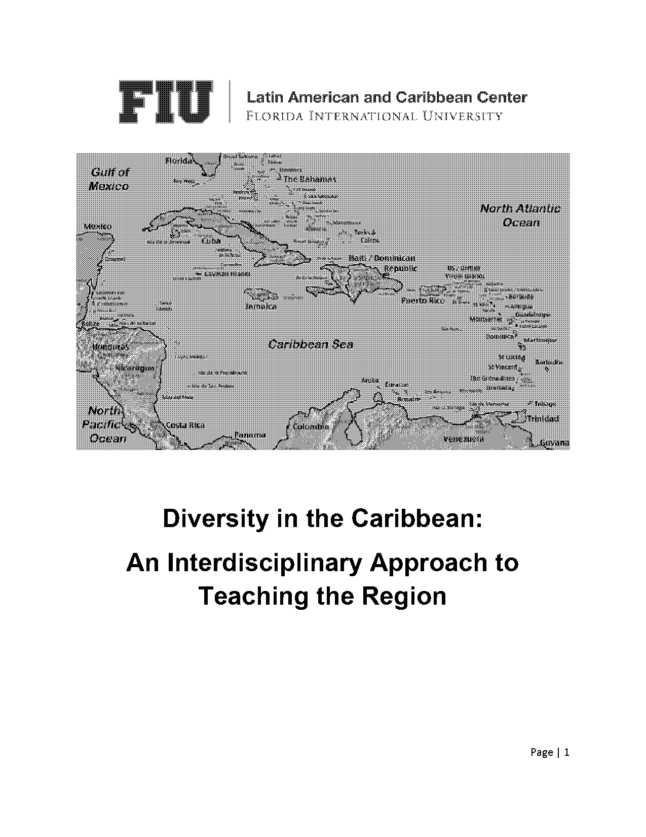 blank map of caribbean islands