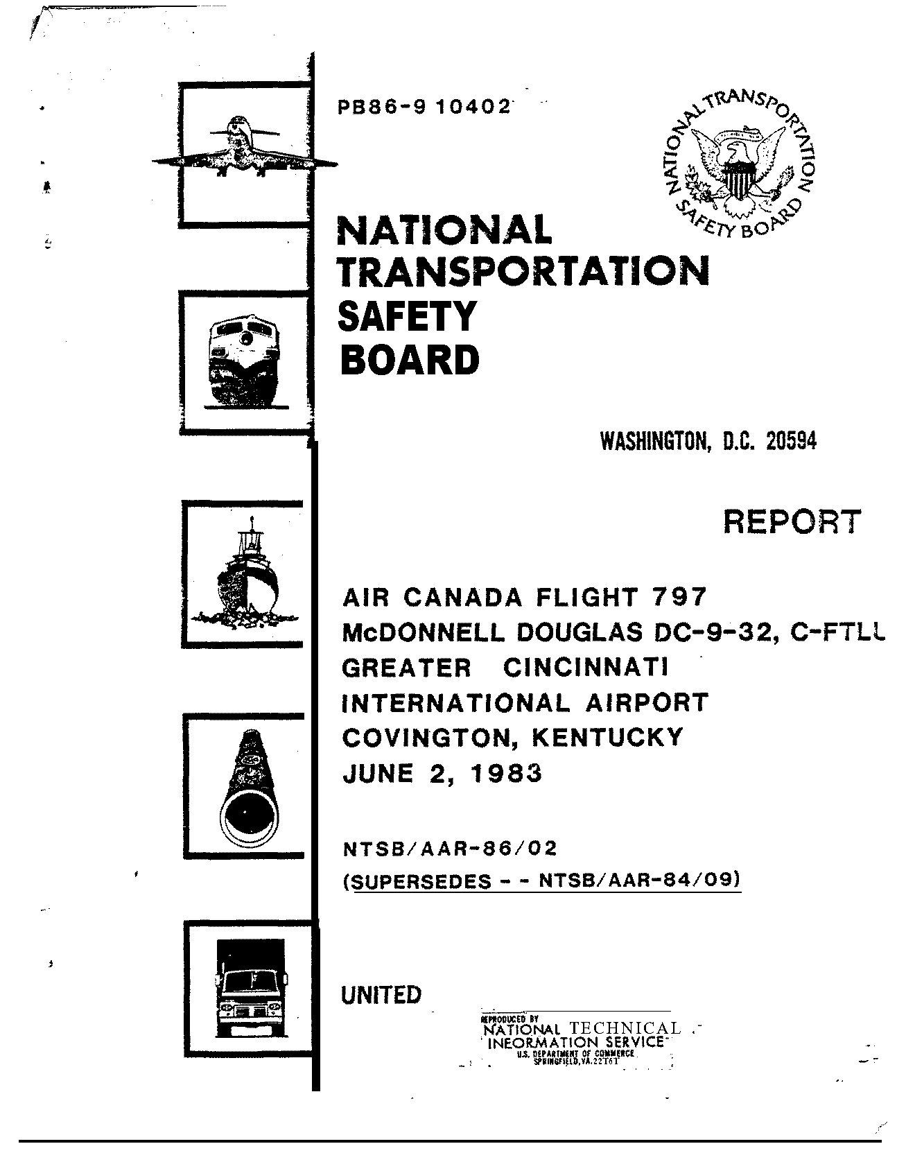 air canada plane crash statistics