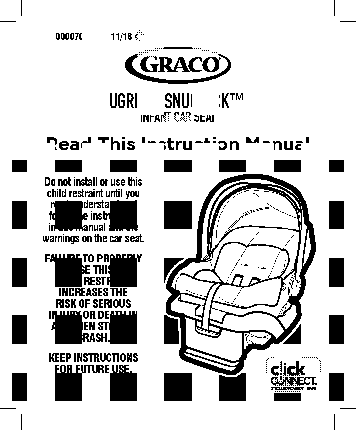 graco newborn car seat instructions