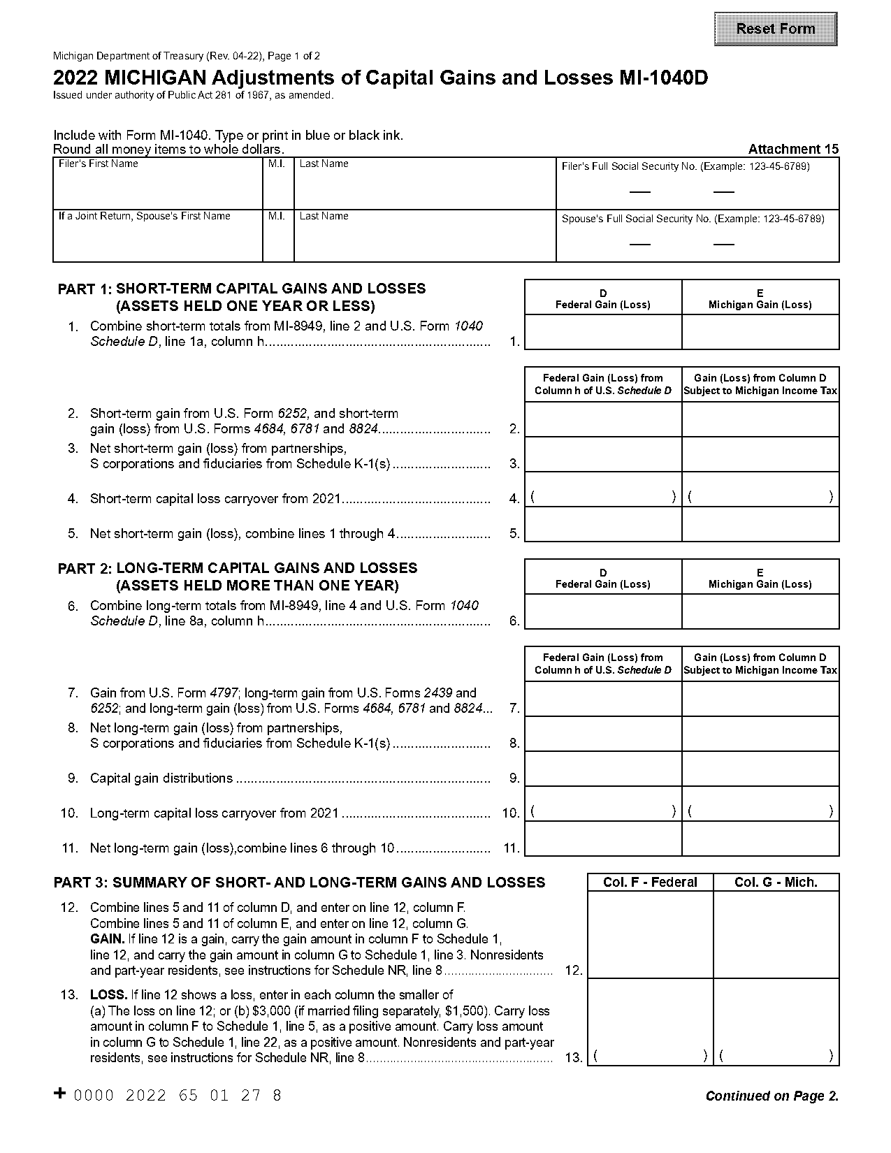 long term gains vs short term gains