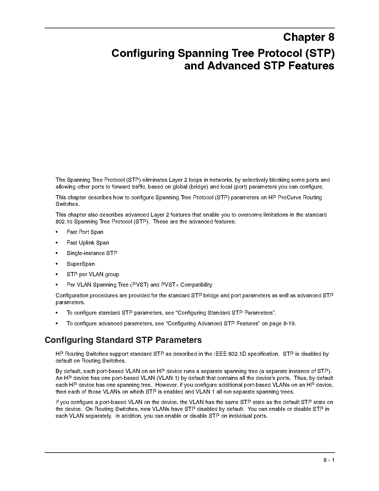 example of spanning tree protocol on a diagram