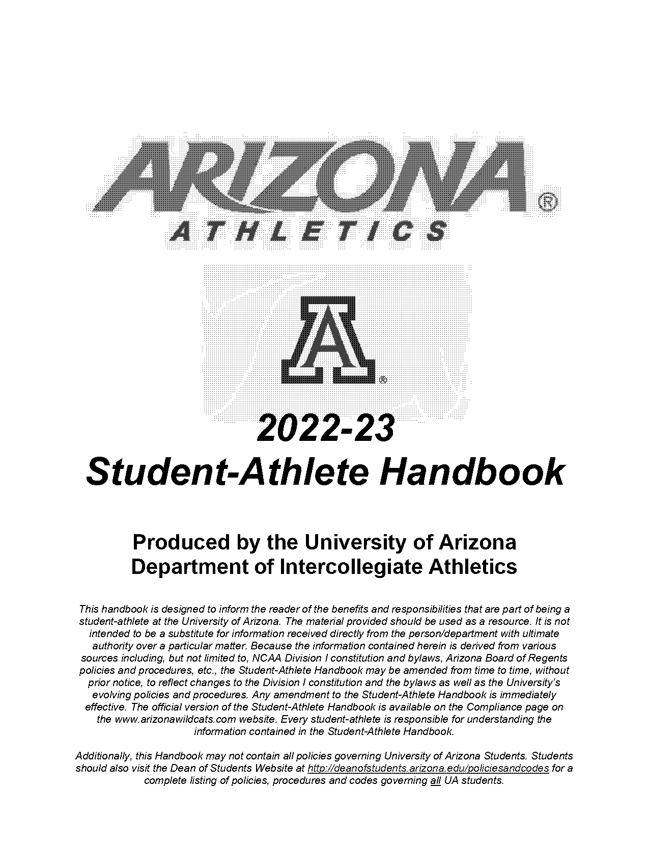 william and mary student athlete handbook