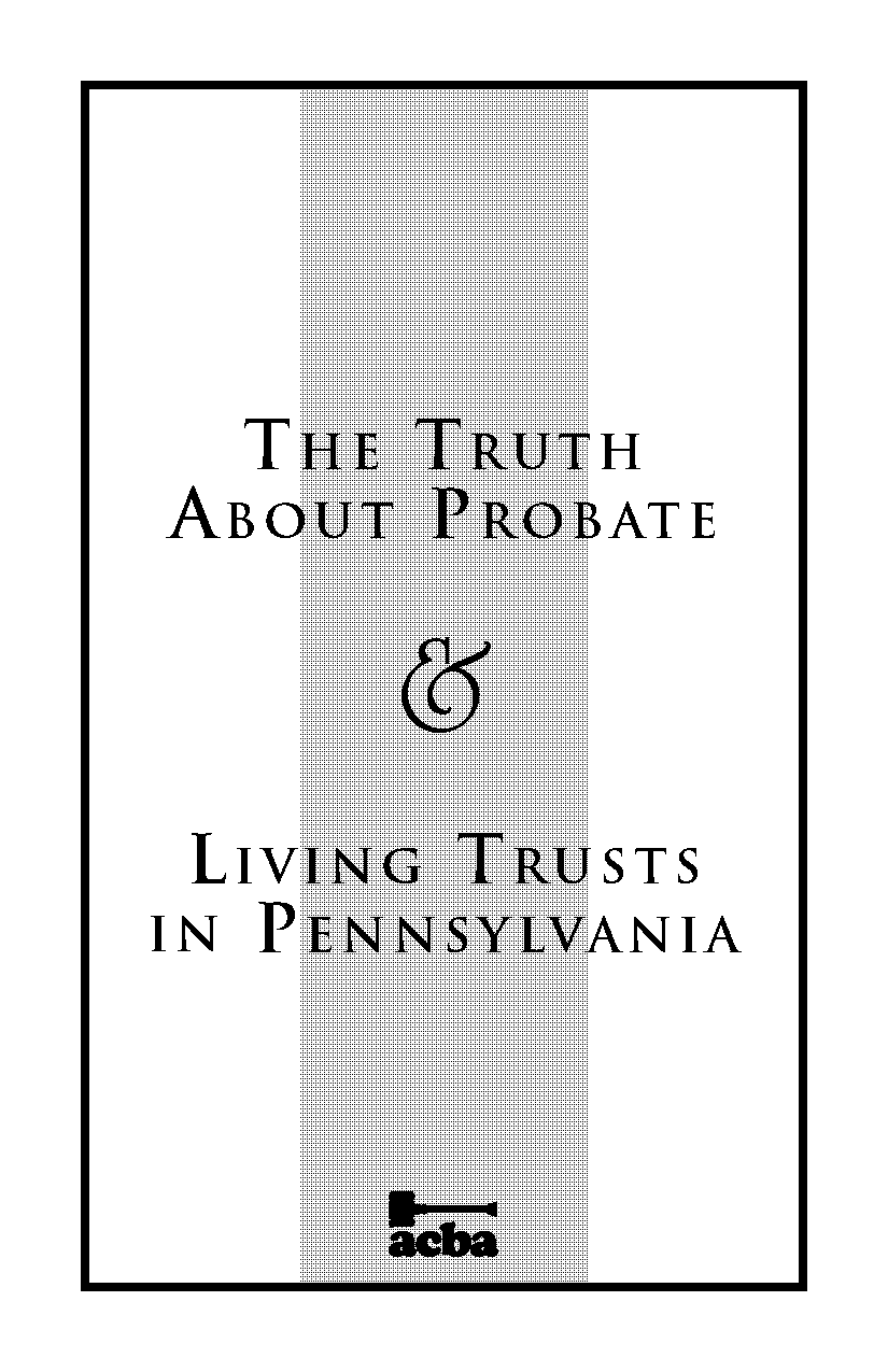 revocable ling trust in pa