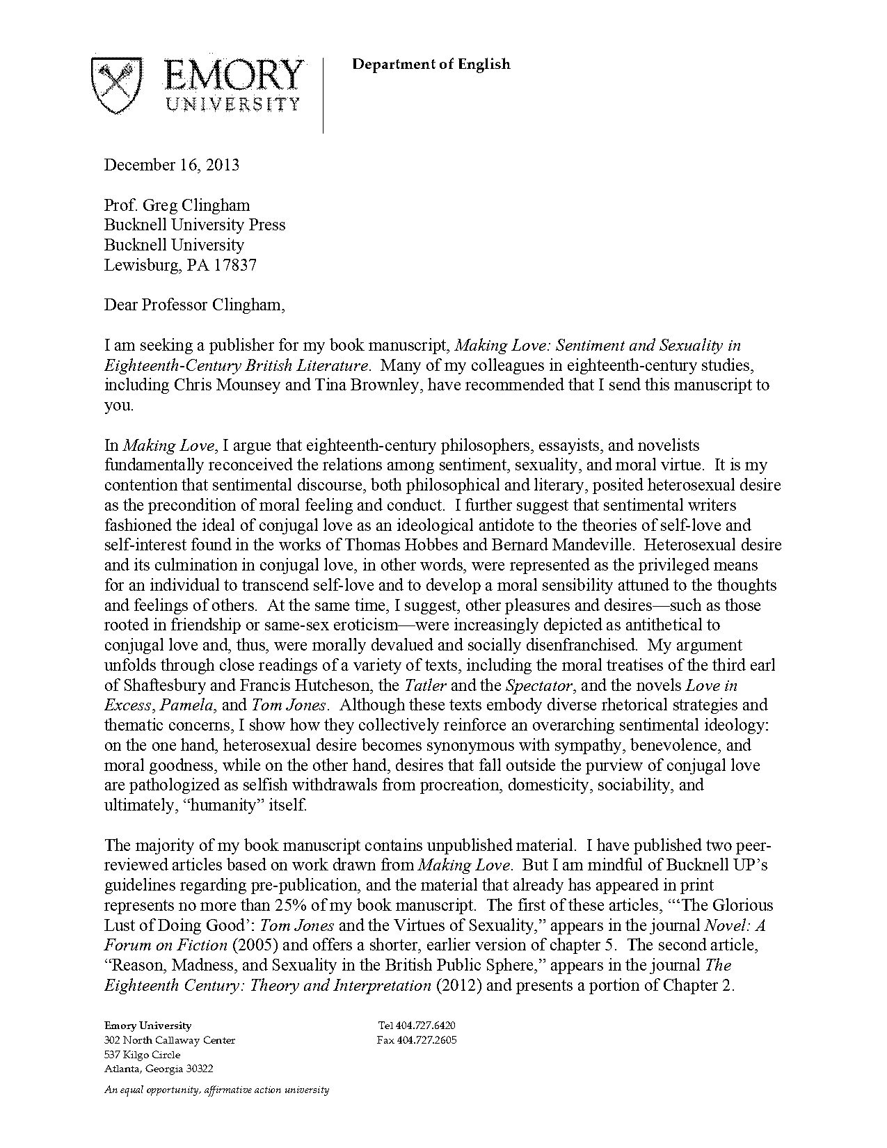 sample cover letter for a proposal