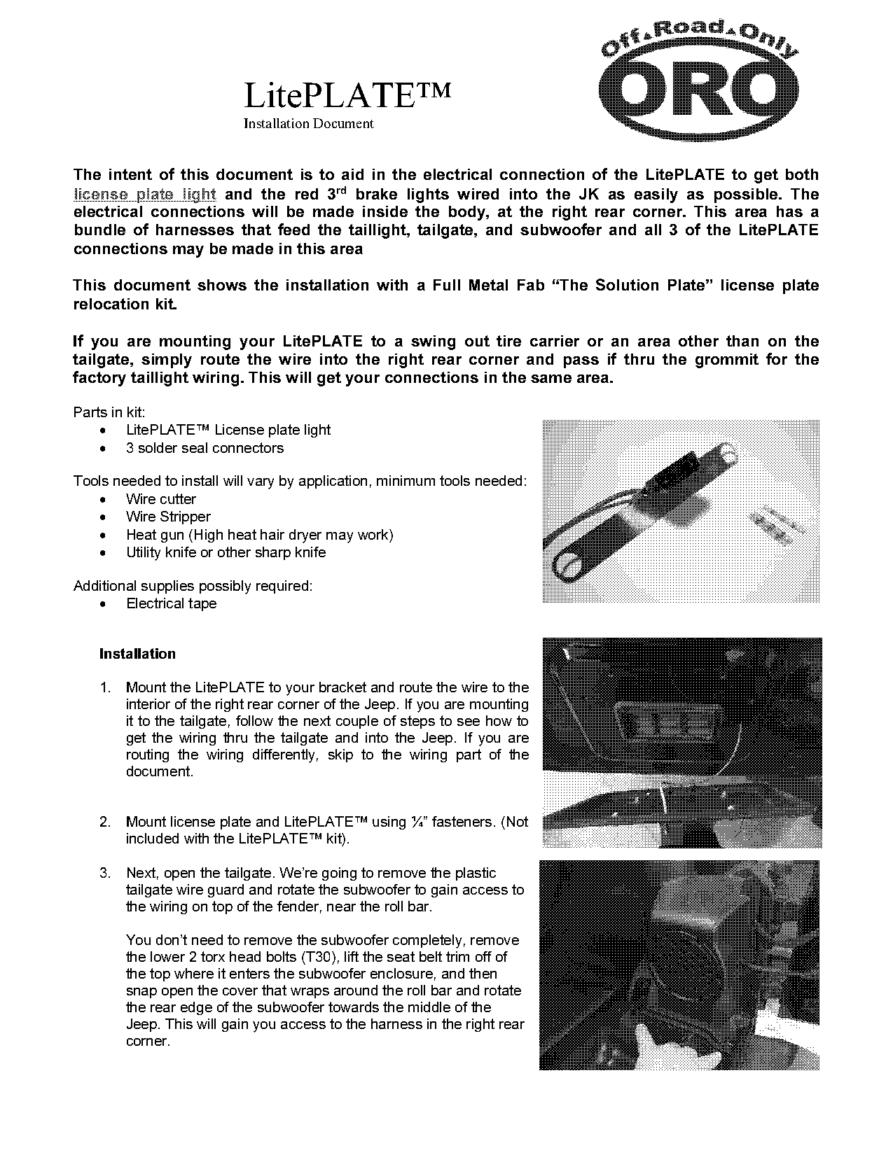 jk wiring led lights instructions