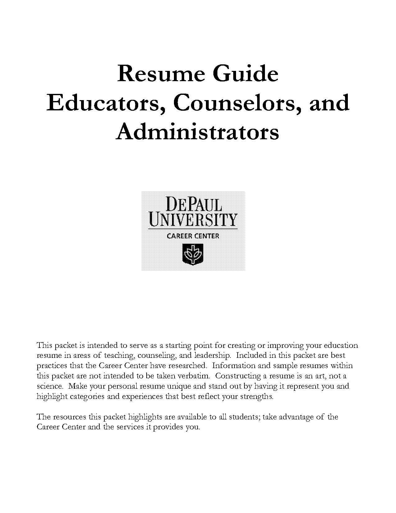 how to write a declaration in resume