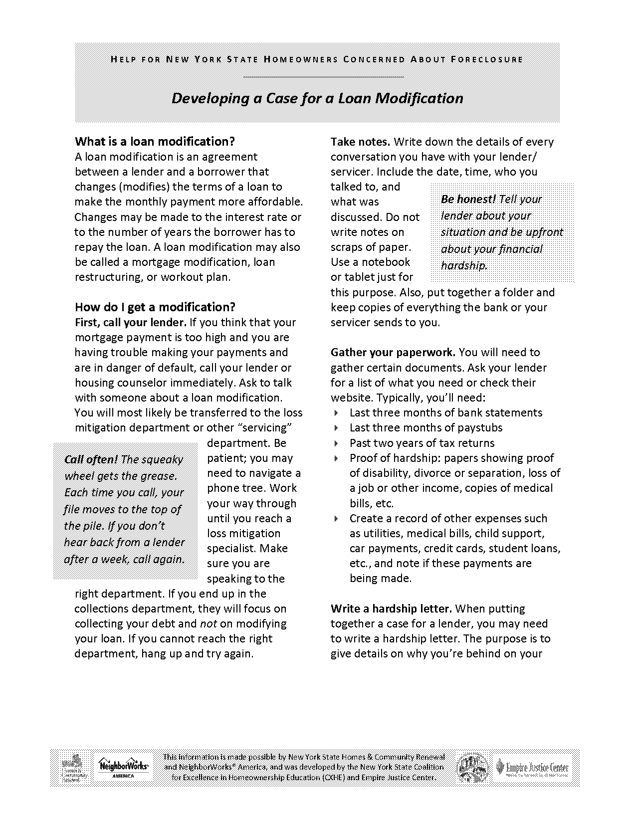 sample letter to mortgage company requesting loan modification