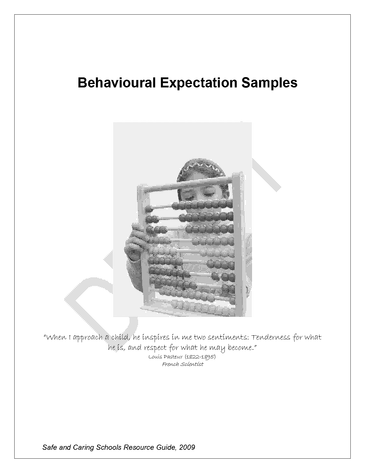 sample behavior contract for elementary students