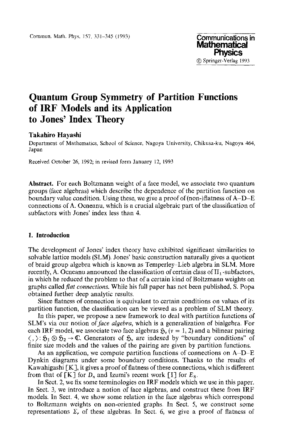 application of partition function pdf